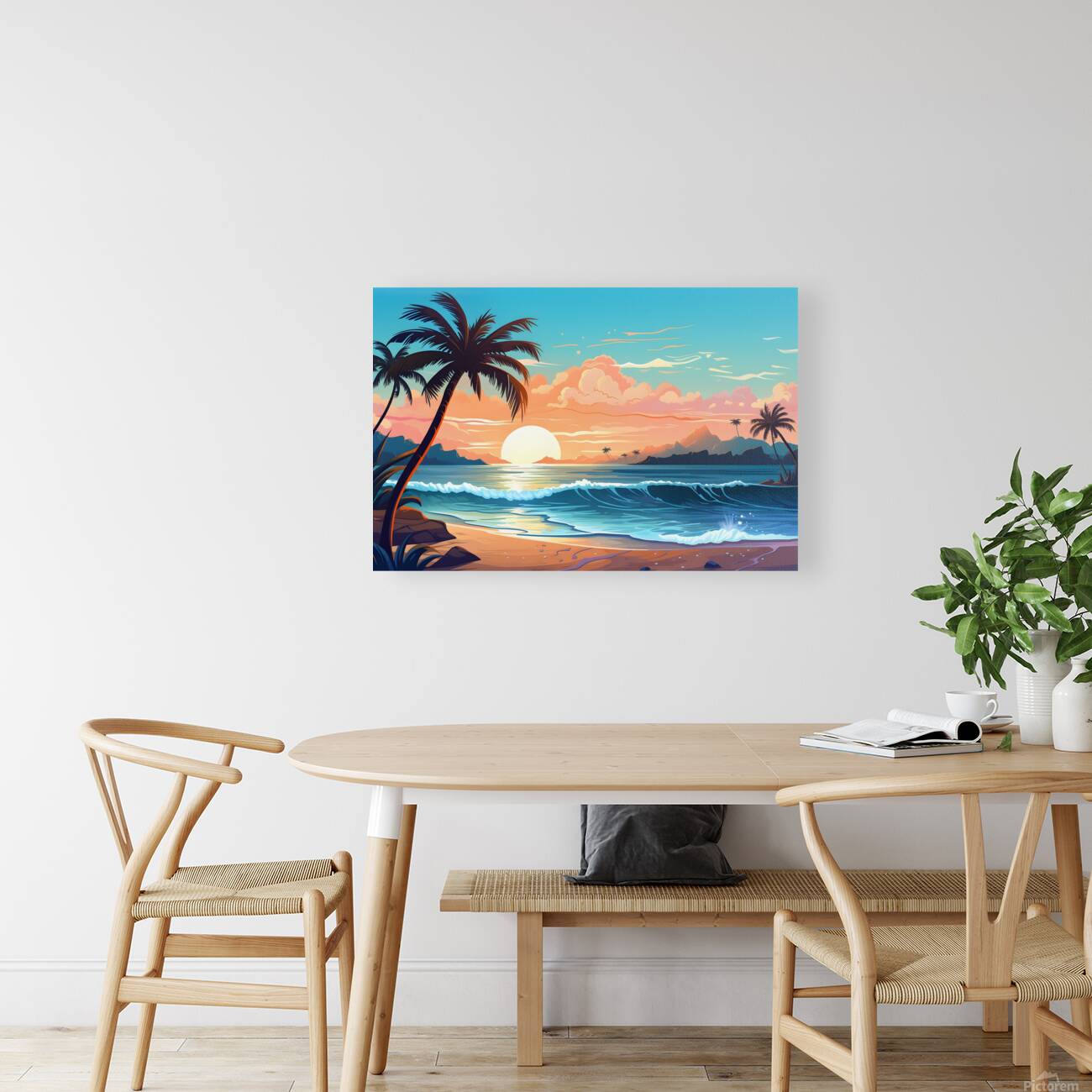 Sunset Landscape 49 Reproduction