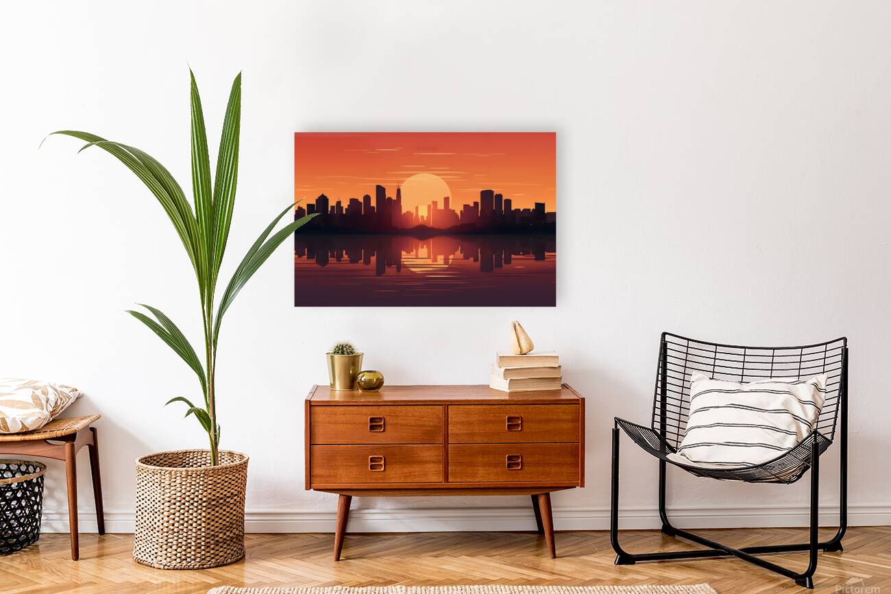 Sunset Landscape 53 Reproduction