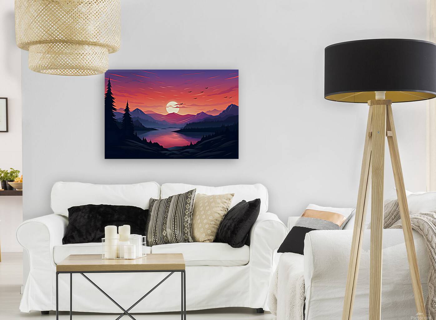 Sunset Landscape 31 Reproduction