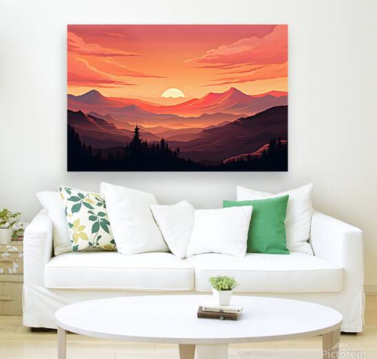 Sunset Landscape 20 Reproduction