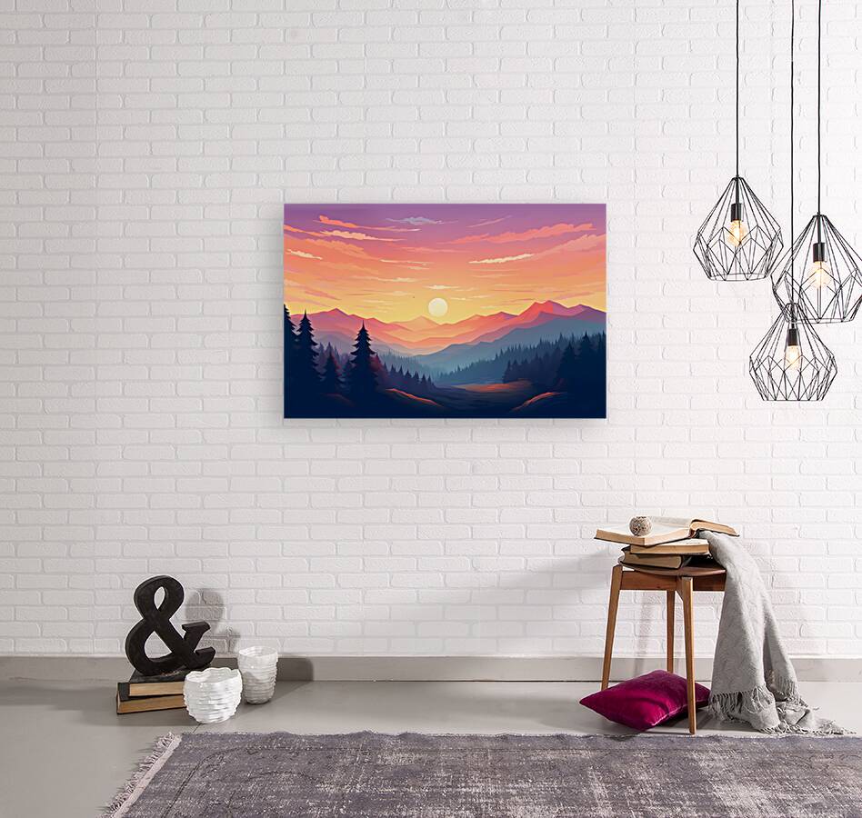 Sunset Landscape 18 Reproduction