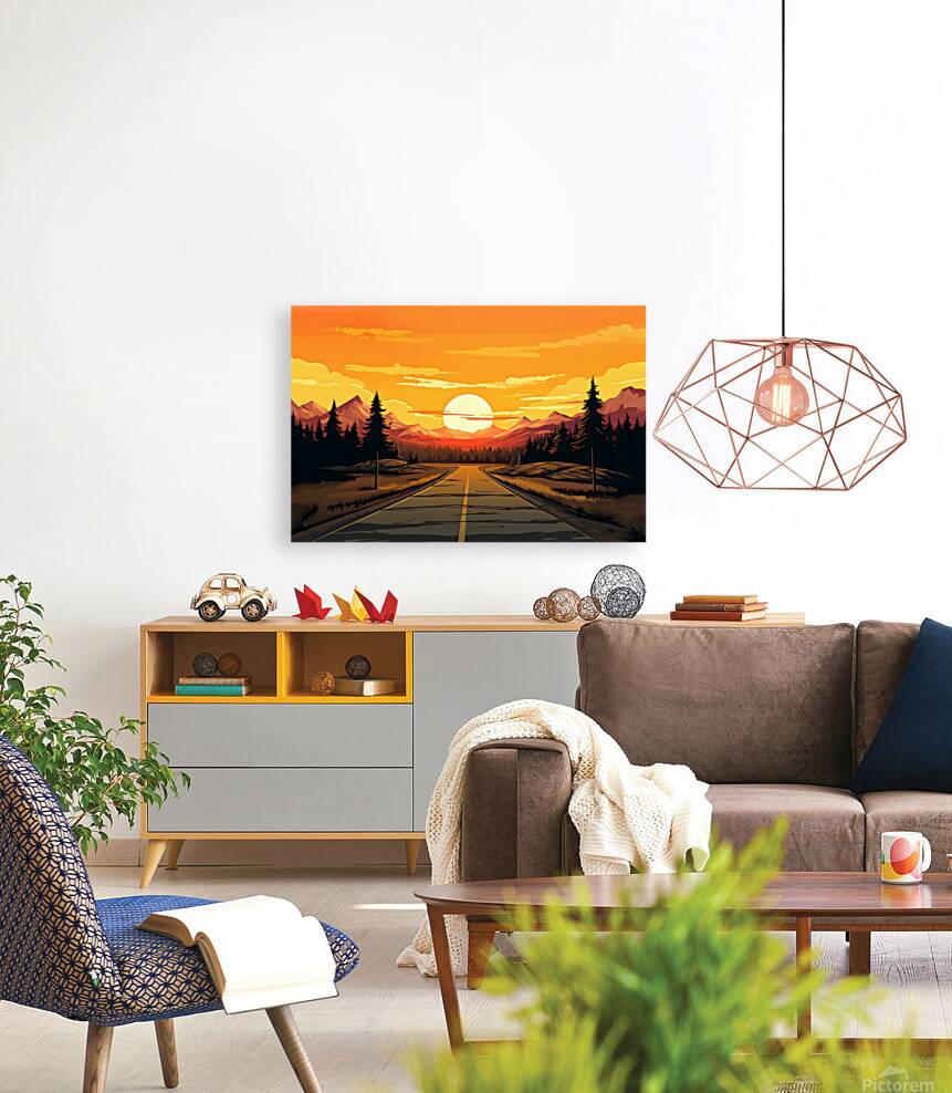 Sunset Landscape 44 Reproduction