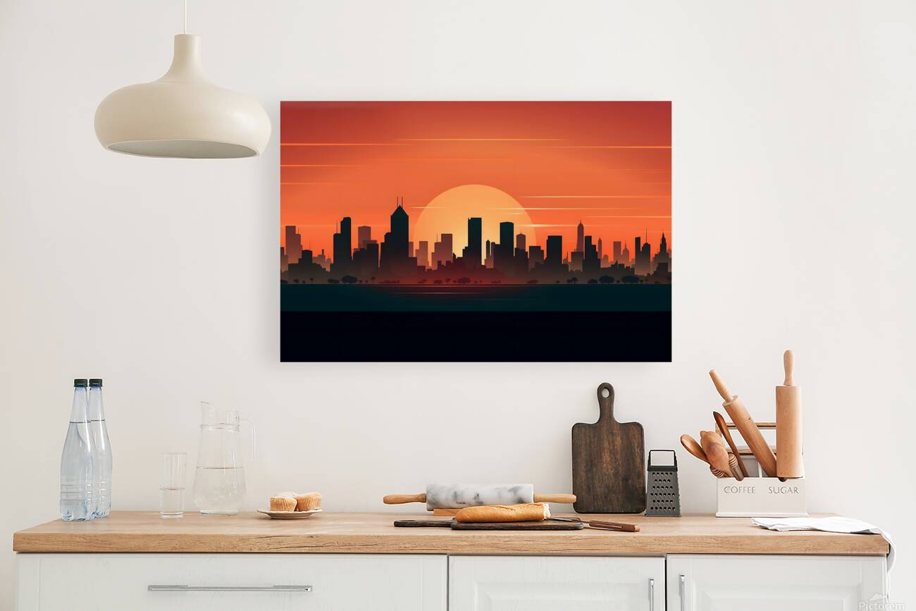 Sunset Landscape 54 Reproduction