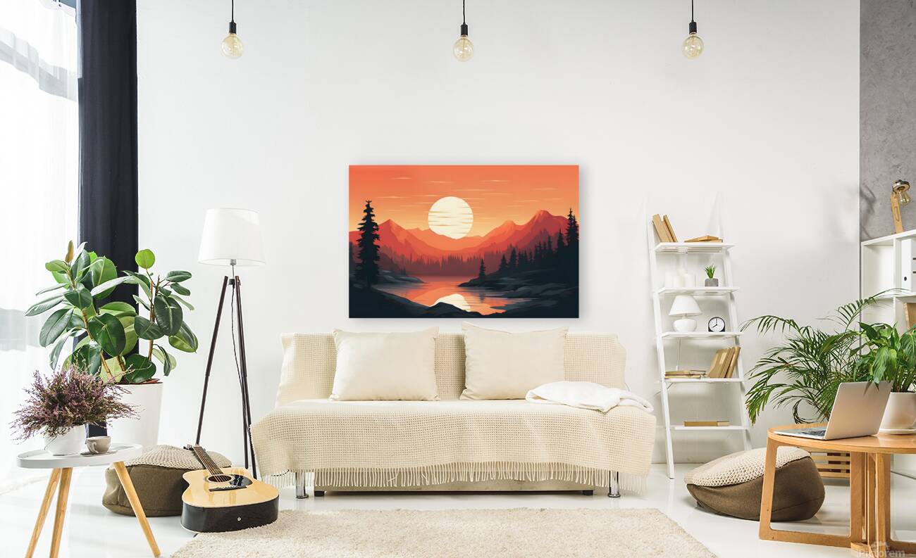 Sunset Landscape 10 Reproduction