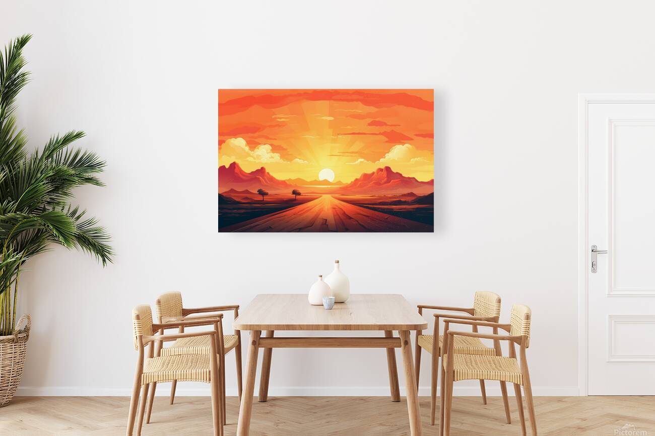 Sunset Landscape 46 Reproduction