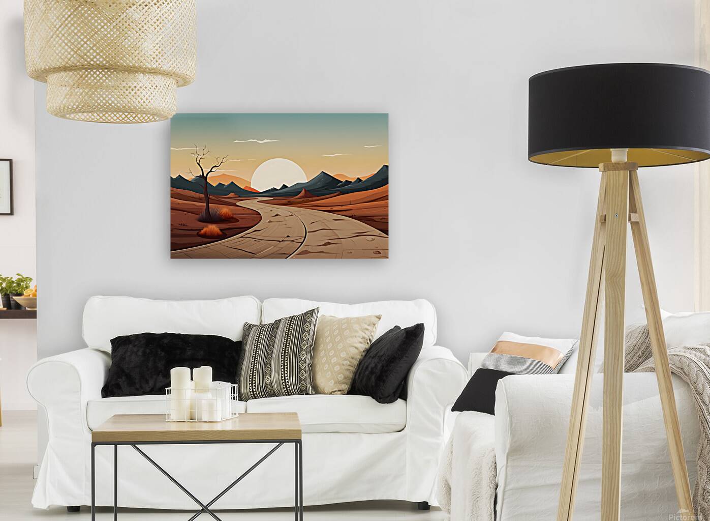 Sunset Landscape 66 Reproduction