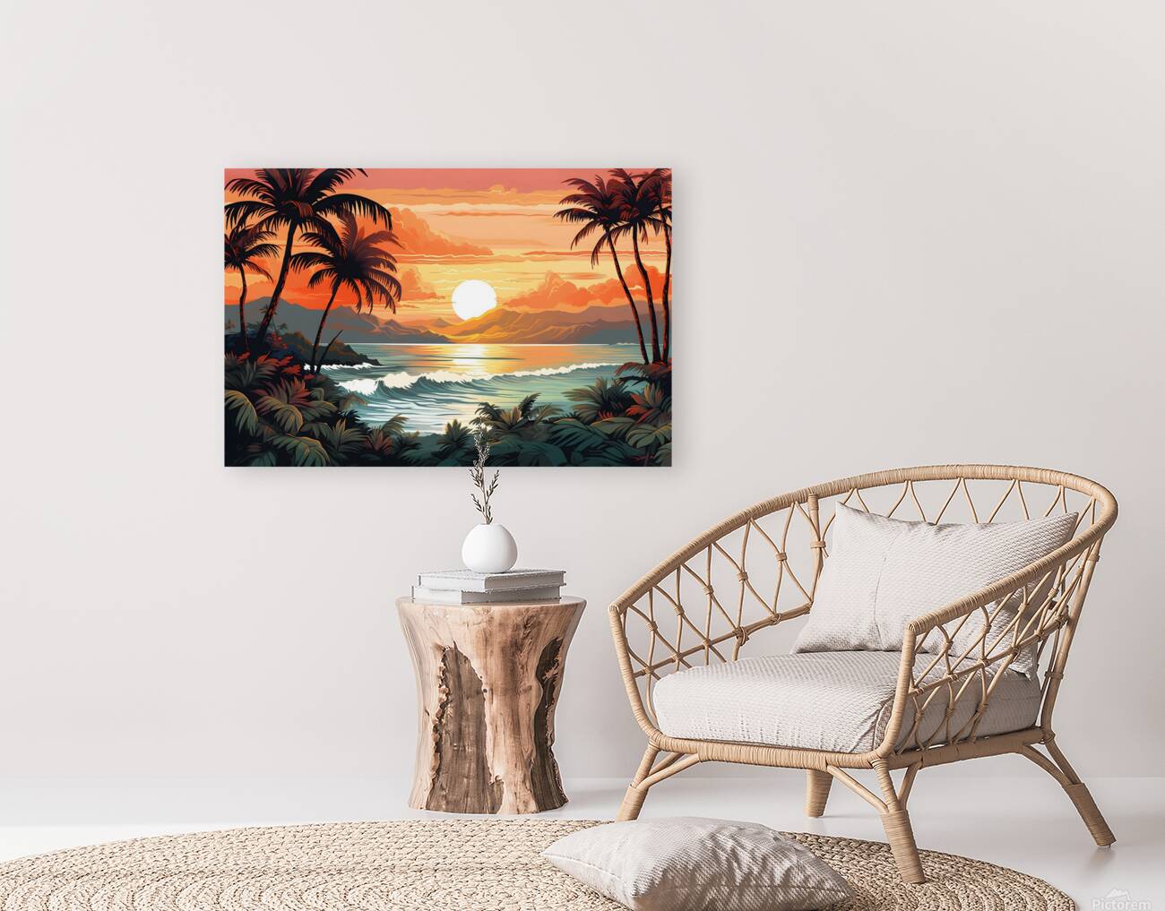 Sunset Landscape 2 Reproduction