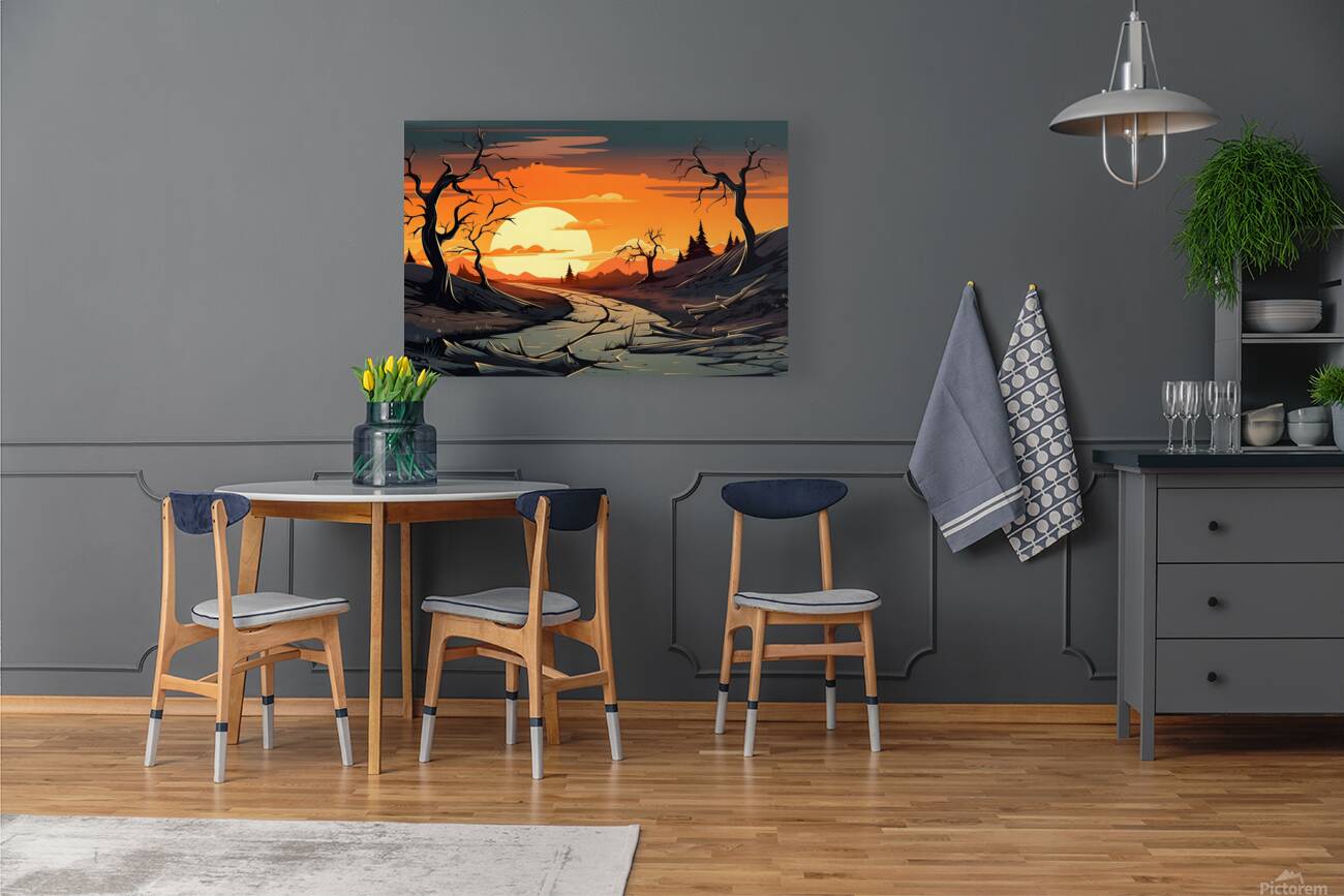 Sunset Landscape 32 Reproduction