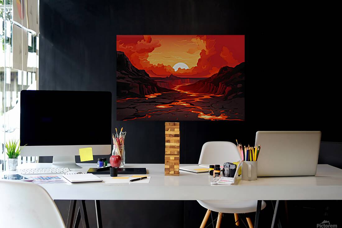 Sunset Landscape 57 Reproduction
