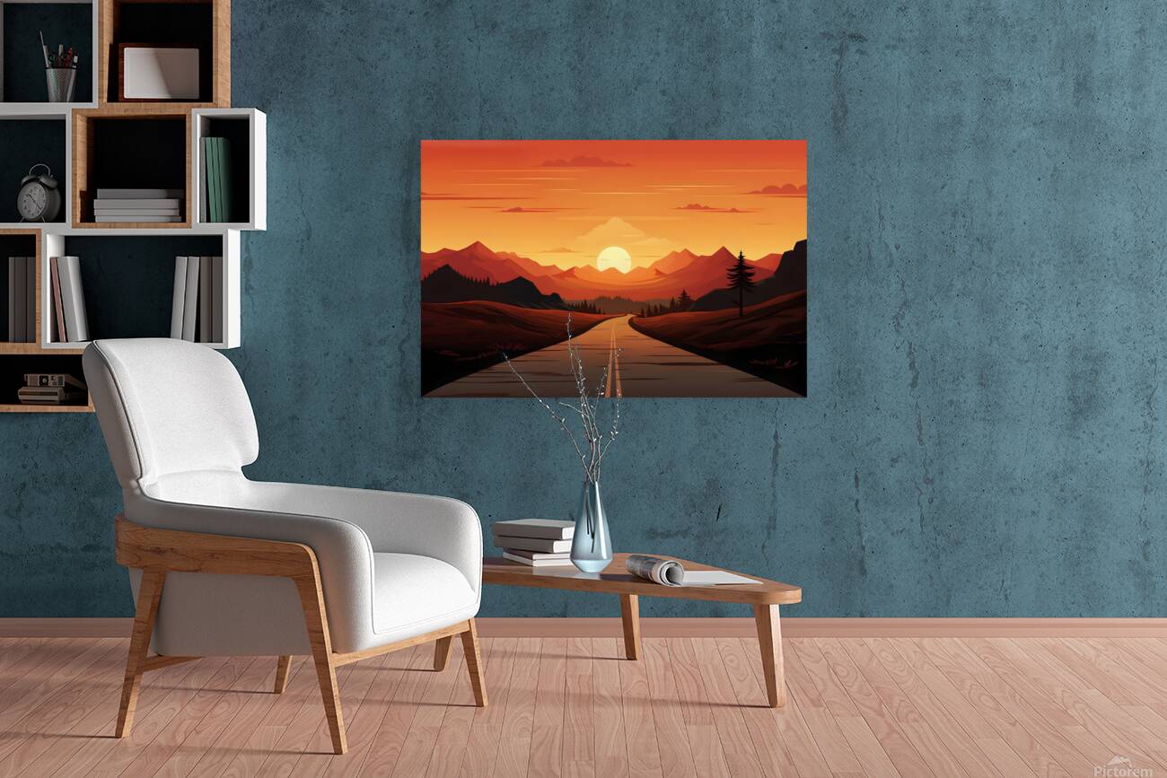 Sunset Landscape 43 Reproduction
