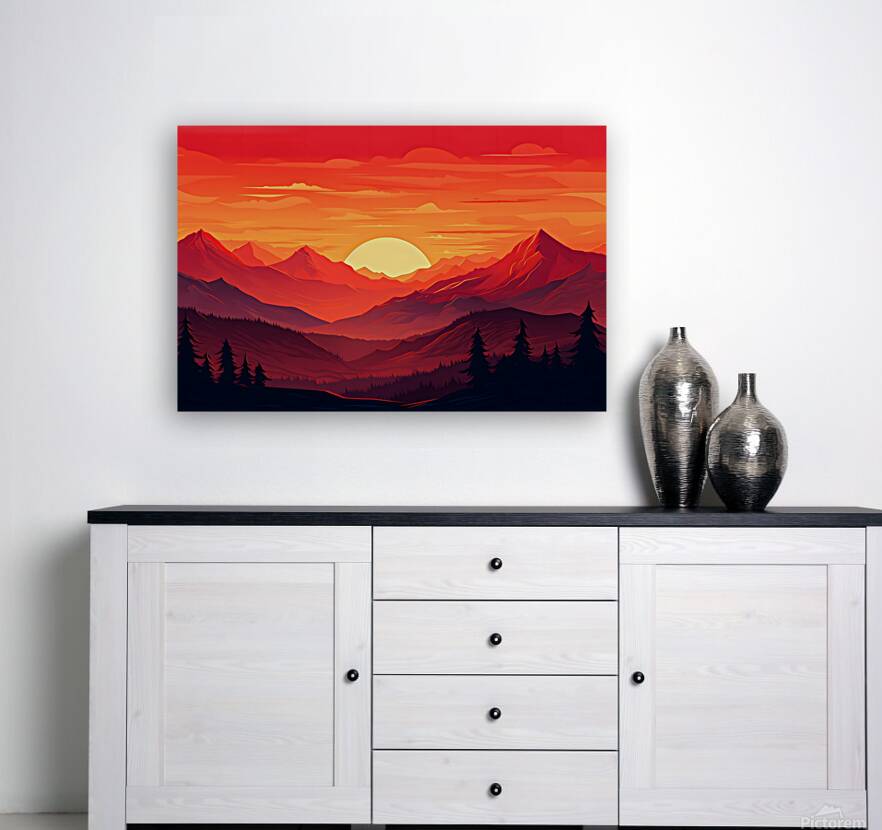 Sunset Landscape 26 Reproduction