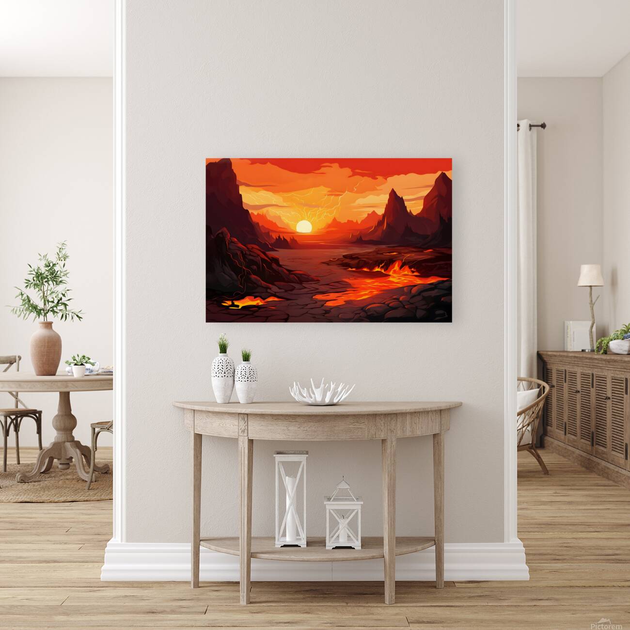 Sunset Landscape 59 Reproduction