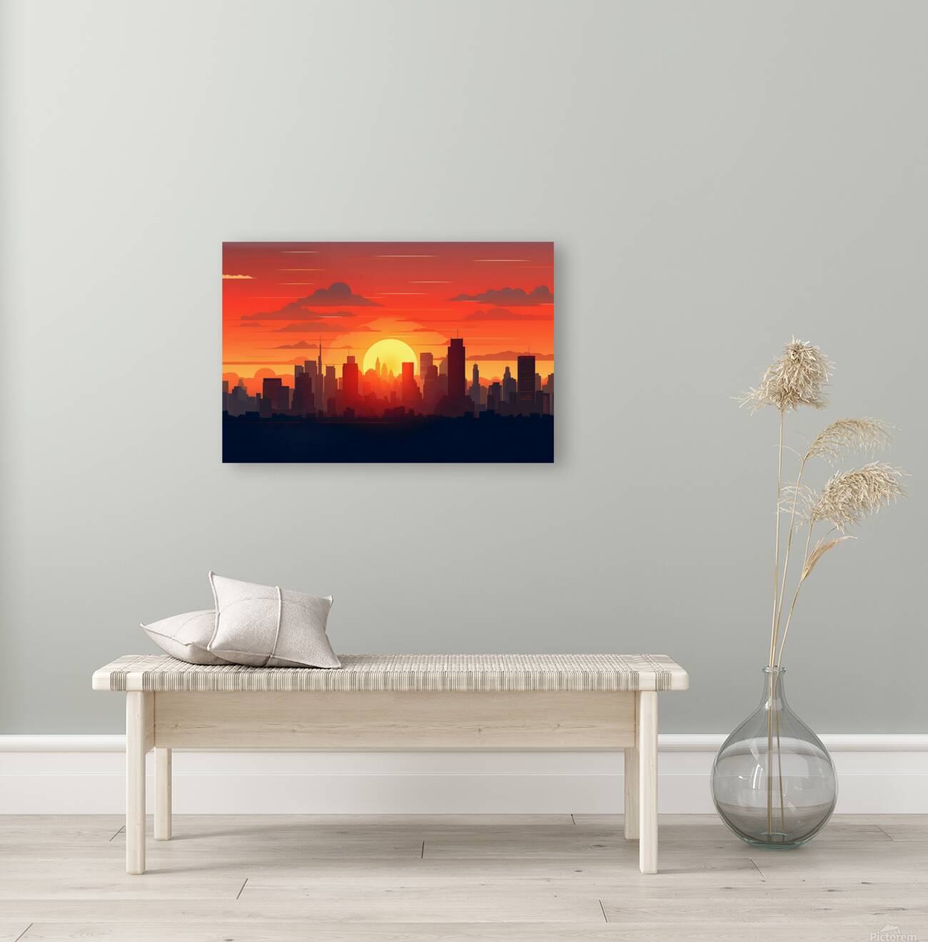 Sunset Landscape 86 Reproduction