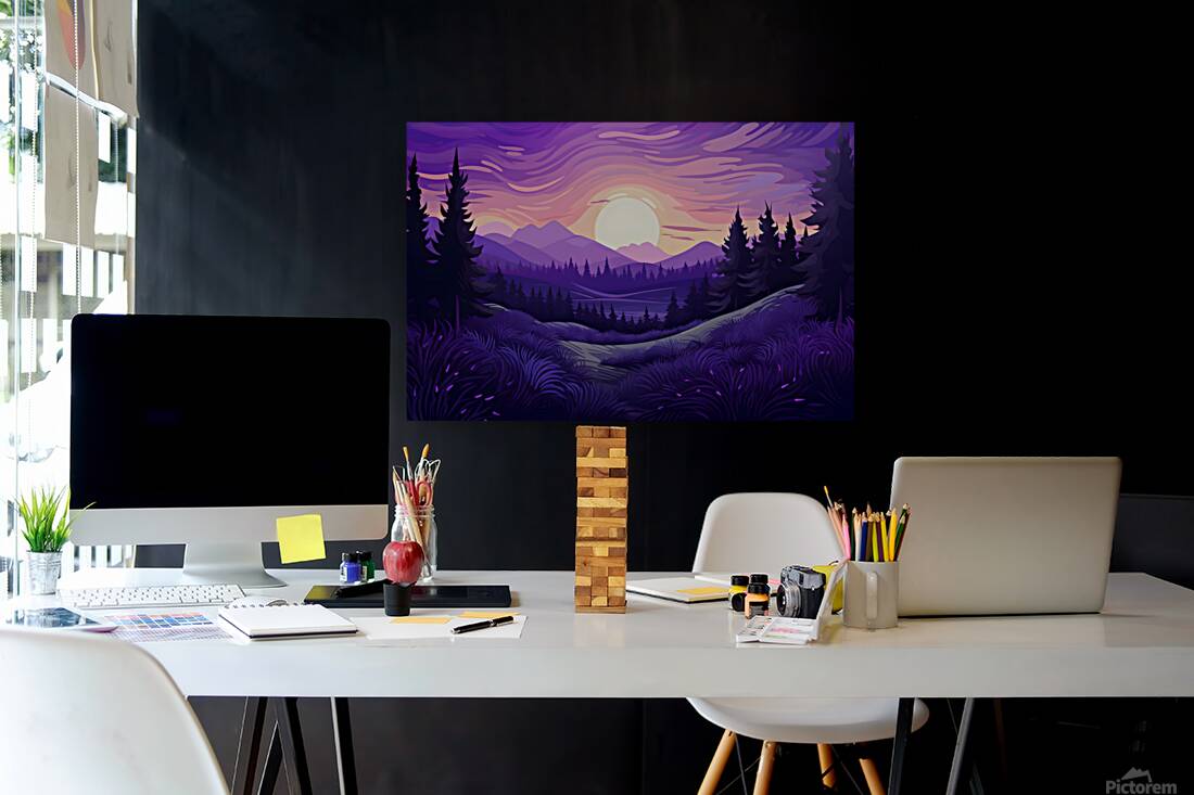 Sunset Landscape 93 Reproduction