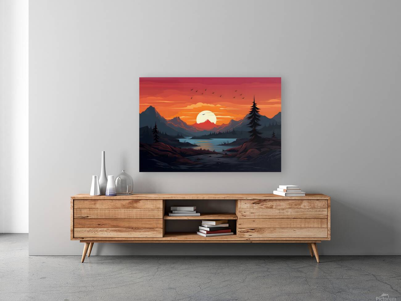 Sunset Landscape 100 Reproduction