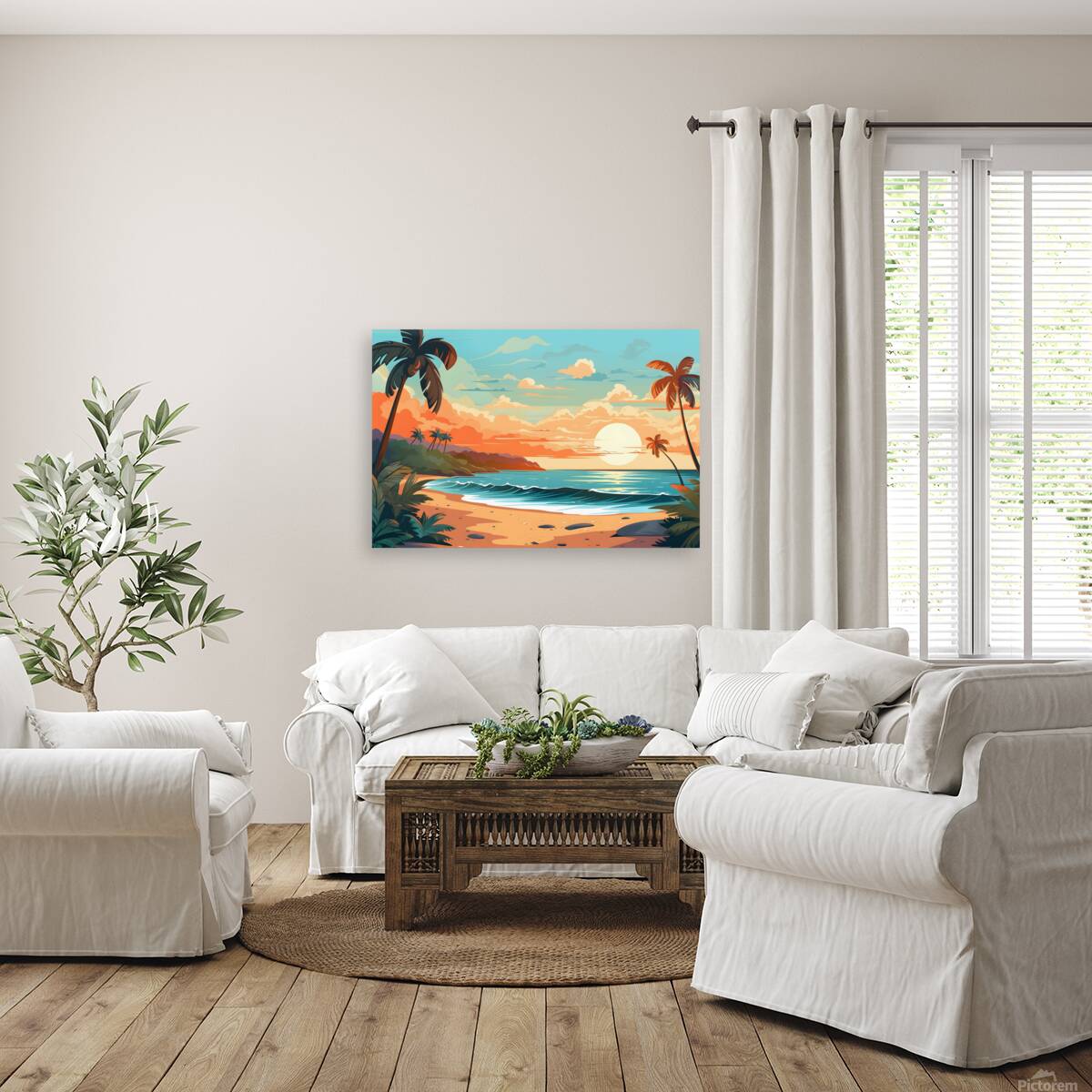 Sunset Landscape 89 Reproduction
