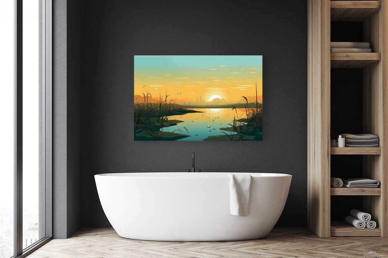 Sunrise Landscape 2 Reproduction