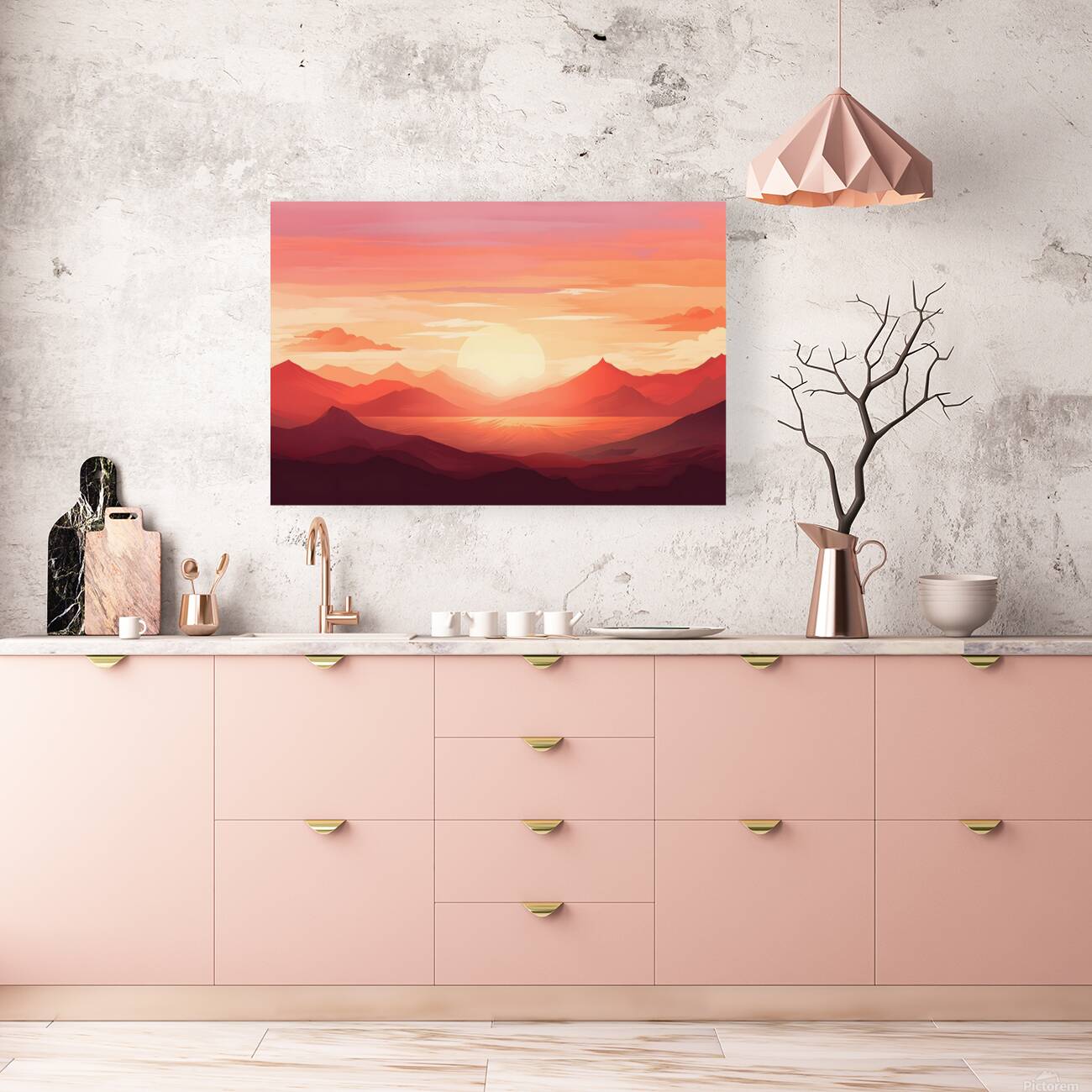 Sunrise Landscape 7 Reproduction