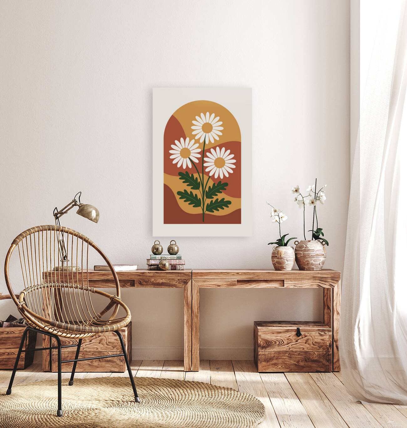 Daisy Bunch Poster Reproduction