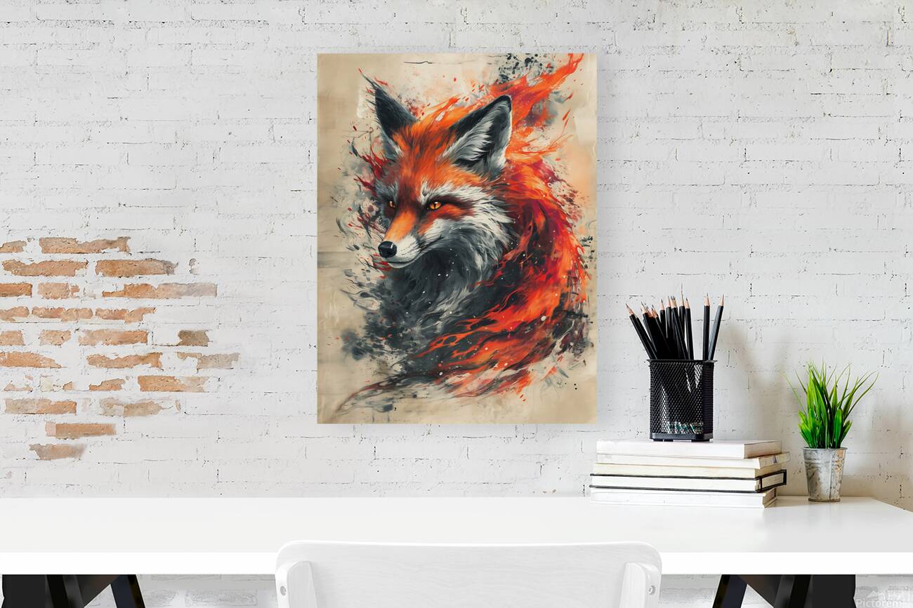 Beautiful Fantasy Ghost Fox 21 Reproduction