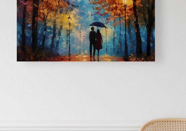 Oil paint romantic Wall art 4 by Aura Gallery