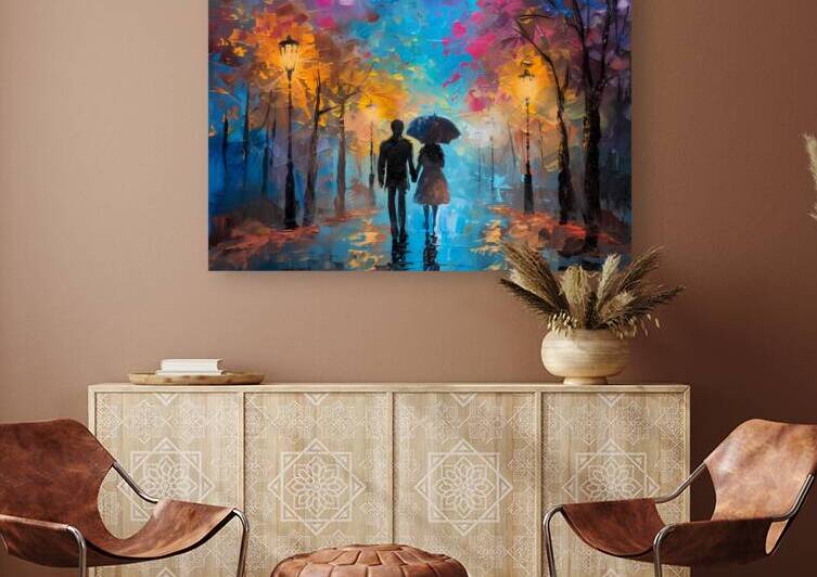 Oil paint romantic Wall art 8 by Aura Gallery