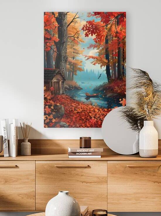 Fall Autumn Wall Art Poster 14 by Aura Gallery