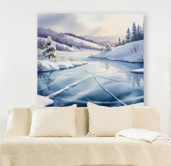 Frozen Winter Lakes 2 Reproduction