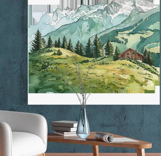 Mountain Landscapes 4 Reproduction