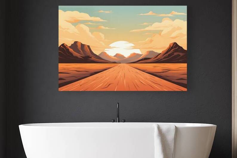 Sunset Landscape 71 Reproduction