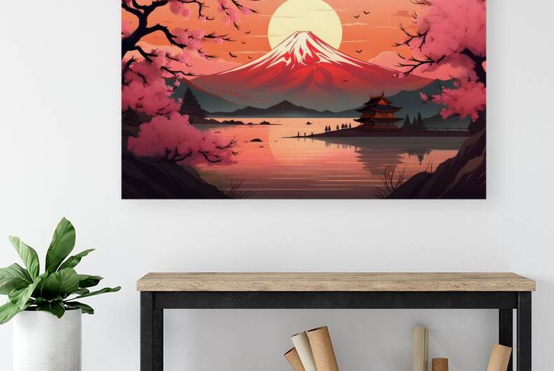 Sunset Landscape 56 Reproduction