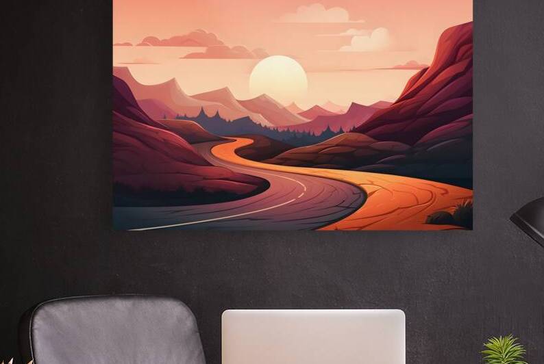 Sunset Landscape 33 Reproduction