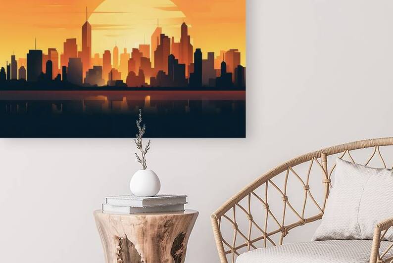 Sunset Landscape 52 Reproduction