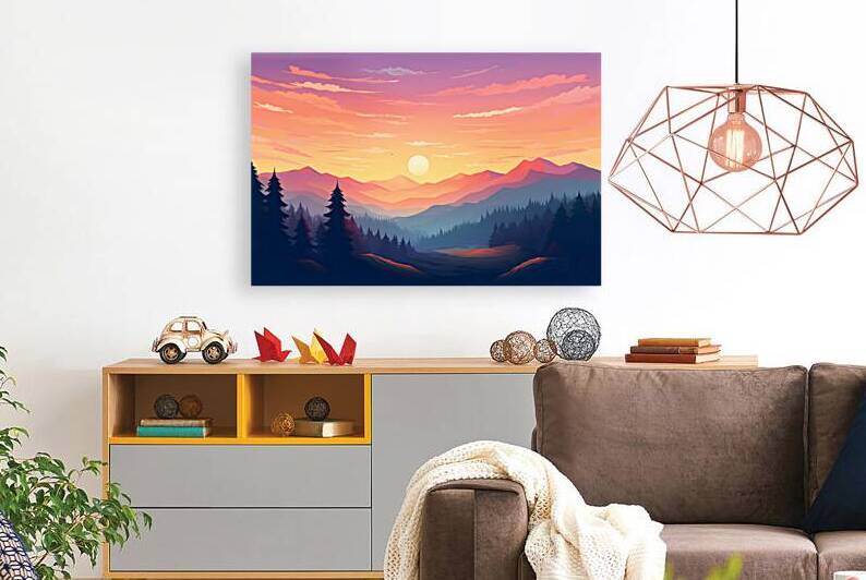 Sunset Landscape 18 Reproduction