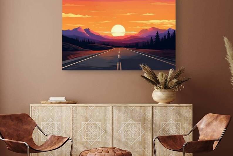 Sunset Landscape 39 Reproduction