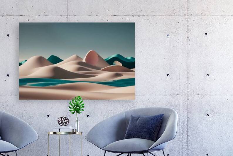 Boho 3D Landscape 22 Reproduction