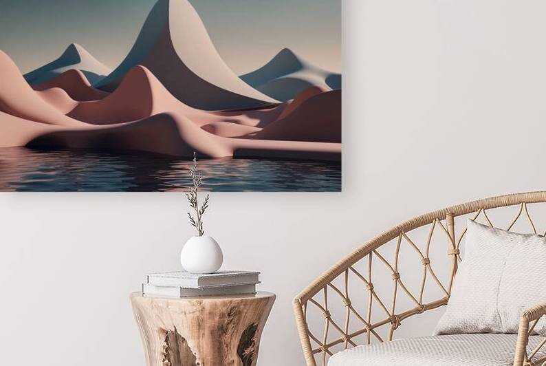 Boho 3D Landscape 28 Reproduction