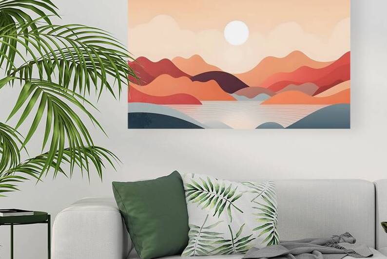 Nature Boho Landscape 2 Reproduction