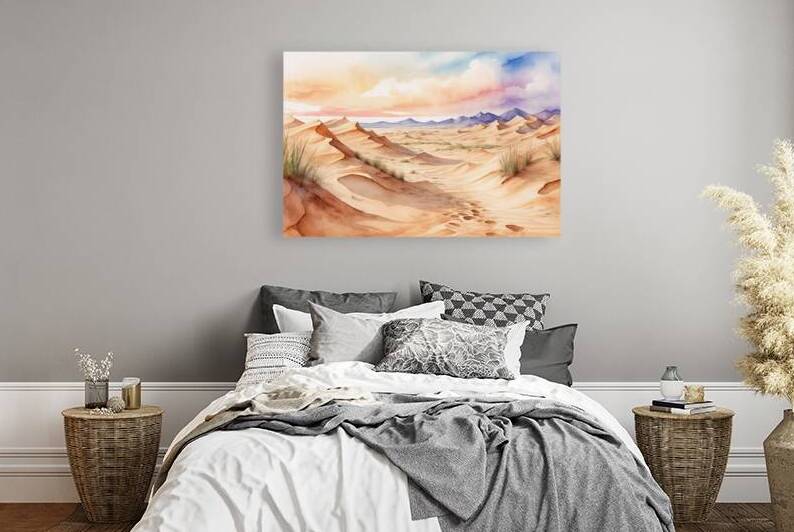 W a t e r c o l o r   S a n d y   D u n e s   L a n d s c a p e   B a c k g r o u n d    S a n d y   D u n e s   W a l l p a p e r    W a t e r c o l o r   P a i n t i n g   o f   S a n d y   D u n e s    W a t e r c o l o r   S a n d y   D u n e s   B a  by Nora studio