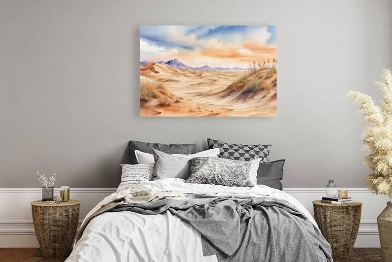 W a t e r c o l o r   S a n d y   D u n e s   L a n d s c a p e   B a c k g r o u n d    S a n d y   D u n e s   W a l l p a p e r    W a t e r c o l o r   P a i n t i n g   o f   S a n d y   D u n e s    W a t e r c o l o r   S a n d y   D u n e s   B a  by Nora studio