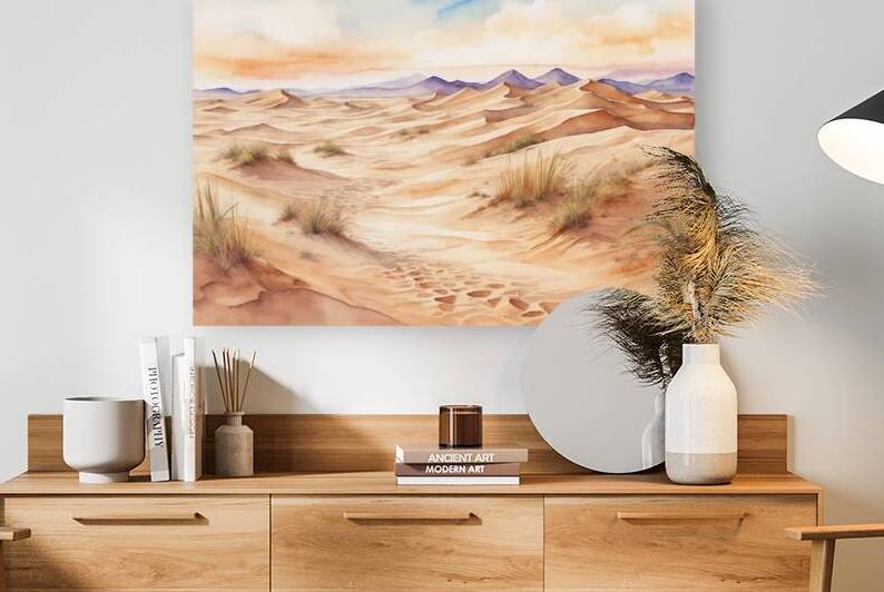 W a t e r c o l o r   S a n d y   D u n e s   L a n d s c a p e   B a c k g r o u n d    S a n d y   D u n e s   W a l l p a p e r    W a t e r c o l o r   P a i n t i n g   o f   S a n d y   D u n e s    W a t e r c o l o r   S a n d y   D u n e s   B a  by Nora studio