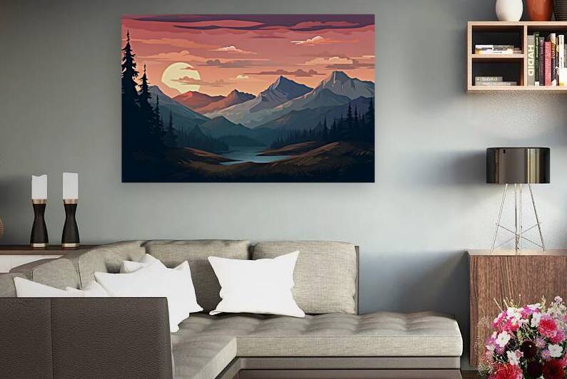 Mountain Landscape 41 Reproduction