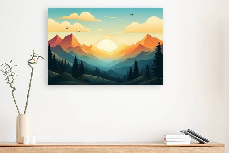 Mountain Landscape 39 Reproduction