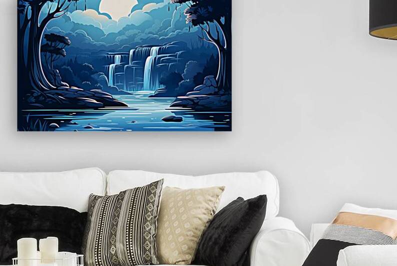 Waterfall Landscape 50 Reproduction