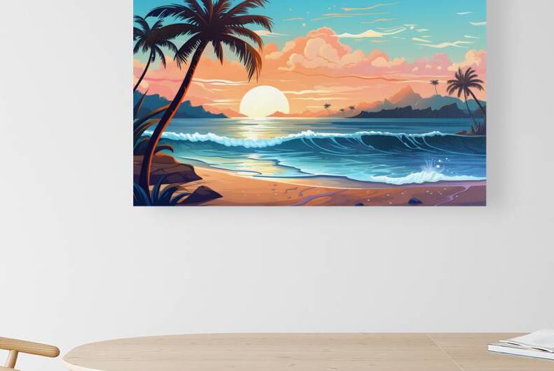 Sunset Landscape 49 Reproduction