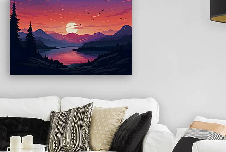 Sunset Landscape 31 Reproduction