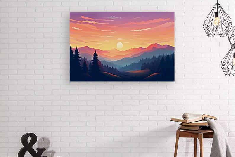 Sunset Landscape 18 Reproduction