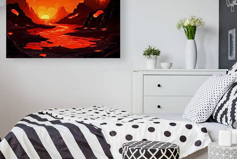 Sunset Landscape 58 Reproduction