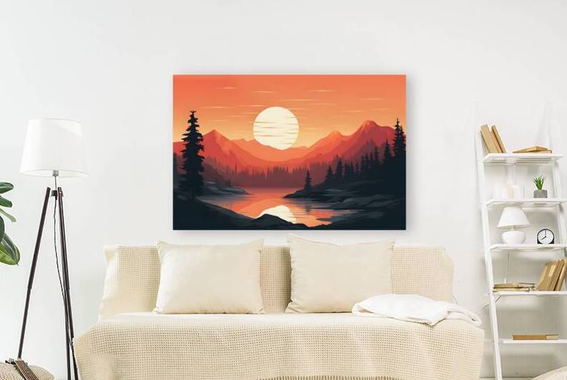 Sunset Landscape 10 Reproduction