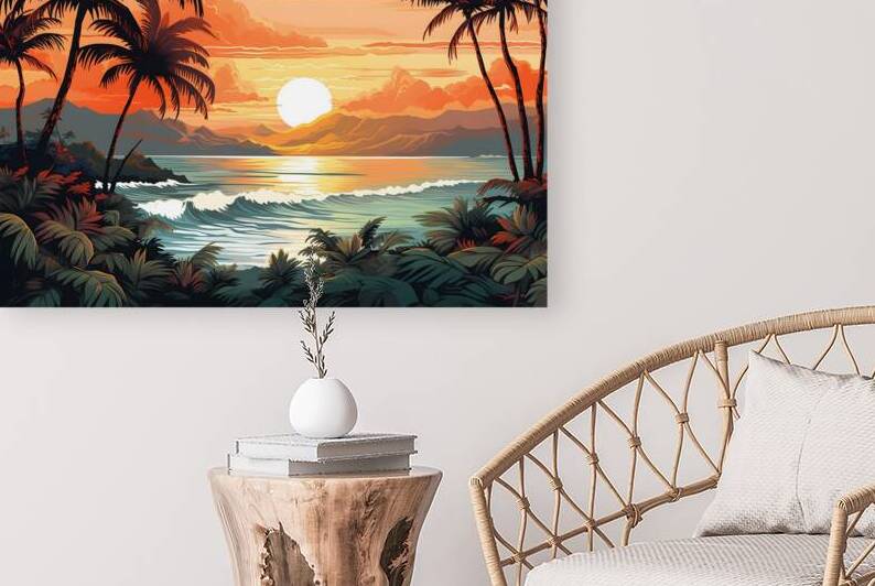 Sunset Landscape 2 Reproduction